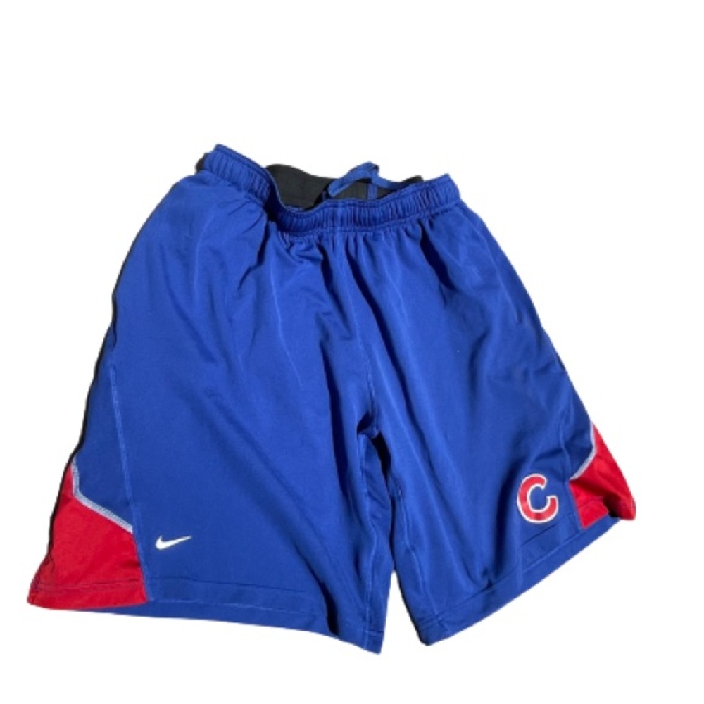 CUBS Nike dri fit athletic shorts Chicago Cubs Authentic MLB apparel XL